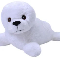 Wild Republic Ecokins Harp Seal Pup Stuffed Animal, 12 Inches