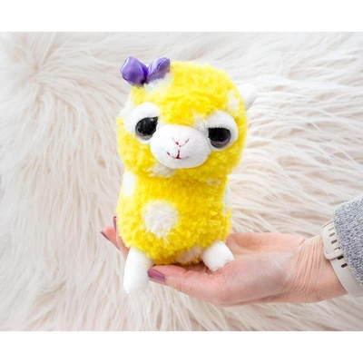Kellytoy Cute And Cuddly 12 Inch Alpaca Plush | Yellow 7 Kellytoy Cute And Cuddly 12 Inch Alpaca Plush | Yellow - Image 5