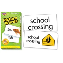 TREND Picture Words Skill Drill Flash Cards