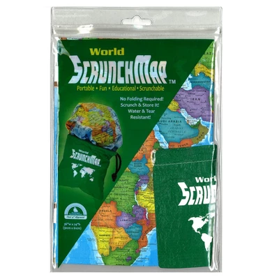 Round World Products Scrunch Maps 3 Round World Products Scrunch Maps