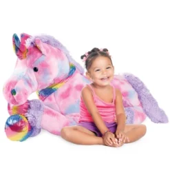 Best Choice Products 52in Kids Extra Large Plush Unicorn, Life-Size Stuffed Animal Toy W/ Rainbow Details -Toy Store GUEST 87ae230f fb3b 43b7 a5d1 3f9b4ff300ad