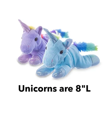 HearthSong Portable Plush Rainbow Unicorn Play Set With Four Unicorns And Rainbow Cottage 5 HearthSong Portable Plush Rainbow Unicorn Play Set With Four Unicorns And Rainbow Cottage - Image 3