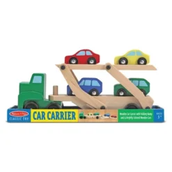 Melissa & Doug Car Carrier Truck And Cars Wooden Toy Set With 1 Truck And 4 Cars -Toy Store GUEST 8b5e771e 8a9b 43e0 a6a9 3c8ffc1239a0