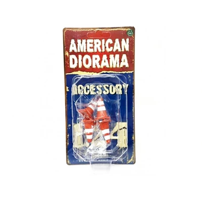 Traffic Cones Set Of 4 Accessory For 1:24 Models By American Diorama 4 Traffic Cones Set Of 4 Accessory For 1:24 Models By American Diorama - Image 2