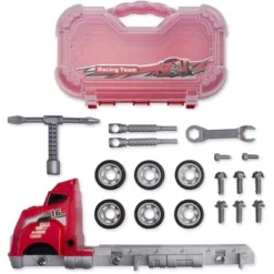 Big Daddy Big Rig Tool Master - Transport Toy Truck Carrier With Tools To Take Apart