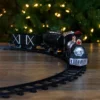 Northlight 9-Piece Battery Operated Black And Silver Lighted & Animated Classic Train Set With Sound -Toy Store GUEST 8e6b49eb 10f6 4621 b35c 319b5e70ac64