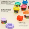 Arteza Kids Play Dough In Tubs, Regular And Pastel Colors - 12 Pack