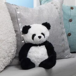 Lambs & Ivy Wild Life Black/White Plush Panda Bear Stuffed Animal Toy - Lucky -Toy Store GUEST 8f0194a6 73ee 4ce5 804e 52d83db86a86
