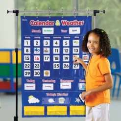 Learning Resources Calendar & Weather Pocket Chart