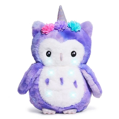 FAO Schwarz 14" LED Owlicorn With Sound Toy Plush 7 FAO Schwarz 14" LED Owlicorn With Sound Toy Plush - Image 5