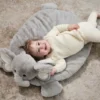 Bearington Baby Lil Spout Play Mat: 30 X 30 Plush Elephant Belly Blanket And Play Mat -Toy Store GUEST 91eccd84 d9e8 498f a8f8 880963e1e8f5