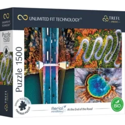 Trefl Aerial Mindblow: At The End Of The Road Jigsaw Puzzle - 1500pc