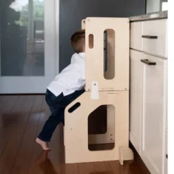 Busy Kids 2-in-1 Kitchen Tower & Kids Art Desk - Natural -Toy Store GUEST 996e08de 122a 4c48 a81f c25cc21d67d7