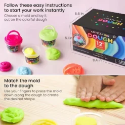 Arteza Kids Play Dough In Tubs, Neon Colors - 12 Pack 9 Arteza Kids Play Dough In Tubs, Neon Colors - 12 Pack -Toy Store GUEST 9a3d74d6 0749 41f8 ad56 745cef1fc710