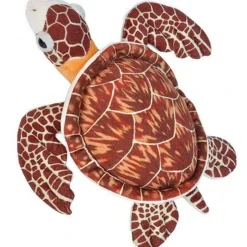 Wild Republic Cuddlekins Mini Hawksbill Sea Turtle Stuffed Animal, 8 Inches