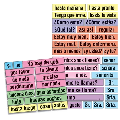 Poster Pals Spanish High-Frequency Vocab Card Set 4 Poster Pals Spanish High-Frequency Vocab Card Set - Image 2