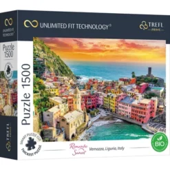 Trefl Romantic Sunset: Vernazza Liguria Italy Jigsaw Puzzle - 1500pc