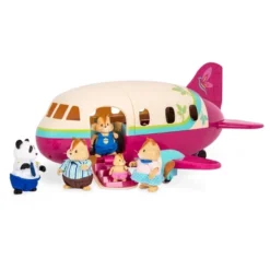 Li'l Woodzeez Toy Airplane With Accessories 35pc - Honeysuckle Airway -Toy Store GUEST 9cda2310 f4e8 4125 bf1b d03df4177594