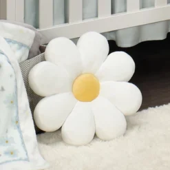 Lambs & Ivy Sweet Daisy White Flower Decorative Pillow Plush Stuffed Toy -Toy Store GUEST 9e2259f3 279d 4380 93f4 07badba3cab8