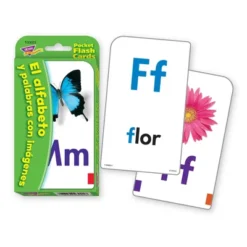 TREND El Alfabeto Y Palabras Con Im�genes (SP) Pocket Flash Cards