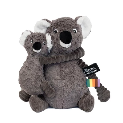 TriAction Toys Les Deglingos Ptipotos Trankilou The Koala Plush | Grey 3 TriAction Toys Les Deglingos Ptipotos Trankilou The Koala Plush | Grey