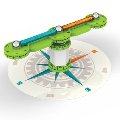 Geomag Mechanics Compass Recycled, 35 Pieces 7 Geomag Mechanics Compass Recycled, 35 Pieces - Image 5
