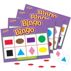 Trend Enterprises Colors And Shapes Bingo Game