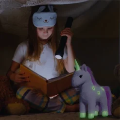 FAO Schwarz 13" Purple Unicorn Glow In The Dark Toy Plush -Toy Store GUEST a23f440c ebed 4dc0 9465 f028c9065c32