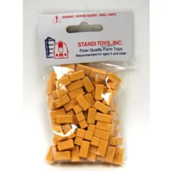 Standi Toys 1/64 Approximately 100 Yellow Plastic Straw Bales ST333, ST60102YL