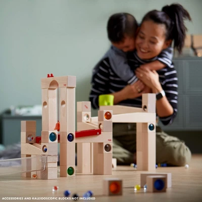 HABA Ball Track Large Basic Set - 42 Piece Wooden Marble Run For Beginner To Expert Architects(Made In Germany) 8 HABA Ball Track Large Basic Set - 42 Piece Wooden Marble Run For Beginner To Expert Architects(Made In Germany) - Image 6