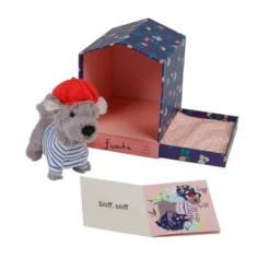 Manhattan Toy Bed & Biscuit Frenchie Plush Puppy Dog & Keepsake Dog House With Mini-Storybook In Hidden Drawer -Toy Store GUEST a337537e 226f 4d74 8325 75a03818eea8