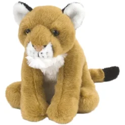 Wild Republic Cuddlekins Mini Mountain Lion Stuffed Animal, 8 Inches
