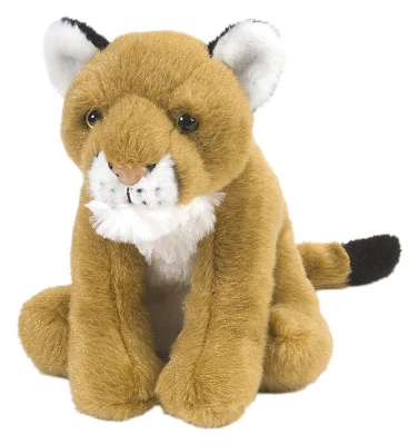Wild Republic Cuddlekins Mini Mountain Lion Stuffed Animal, 8 Inches 3 Wild Republic Cuddlekins Mini Mountain Lion Stuffed Animal, 8 Inches