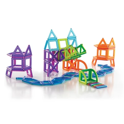 Guidecraft PowerClix® Frames, Magnetic Building Set, 100 Pieces 4 Guidecraft PowerClix® Frames, Magnetic Building Set, 100 Pieces - Image 2