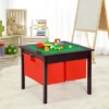 Costway 2-in-1 Kids Double-sided Activity Building Block Table W/ Drawers Brown 2 Costway 2-in-1 Kids Double-sided Activity Building Block Table W/ Drawers Brown -Toy Store GUEST a6e73b36 ae68 45fb 87f0 93cfd5985c48