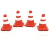 Traffic Cones Set Of 4 Accessory For 1:24 Models By American Diorama