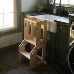 Busy Kids 2-in-1 Kitchen Tower & Kids Art Desk - Natural -Toy Store GUEST a8abb668 1f71 45e7 b0ff 74ab00f84e33