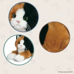Bearington Collection Callie Plush Stuffed Animal Calico Cat, 15" -Toy Store GUEST a9561d9d 8835 49bc 92de 127086f16d13