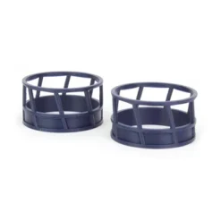 3D To Scale 1/64 2 Pack Of 3D Printed Blue Plastic Hay Feeders 64-300-BL