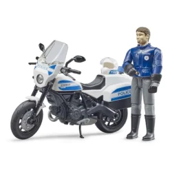 Bruder Bworld Scrambler Ducati Police Motorbike With Policeman -Toy Store GUEST ad2ff9db 1c10 4d45 8ccb b8d408351743