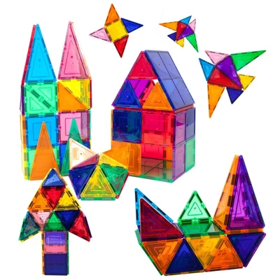 Picasso Tiles Magnetic Tile 60pc Building Set 9 Picasso Tiles Magnetic Tile 60pc Building Set - Image 7