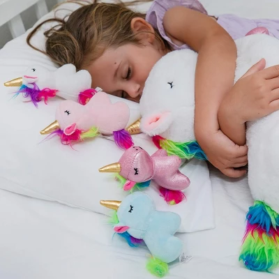 PixieCrush Plush Stuffed Unicorns Mommy Toy With 4 Babies 3 PixieCrush Plush Stuffed Unicorns Mommy Toy With 4 Babies