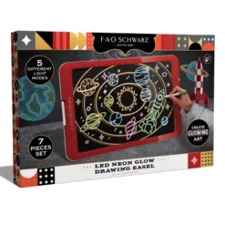 FAO Schwarz Neon Glow Drawing Easel -Toy Store GUEST b01a0679 4214 40dd b645 a4f078182b1d