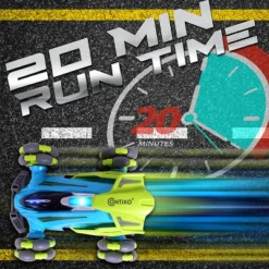 Contixo SC4 RC Car With 360° Rotating, Blue Smoke, One-Key Demonstration, Realistic Sounds & Lights, With 360° Rotating, Blue Smoke -Toy Store GUEST b08a0d00 b0c0 4976 8725 97b165da651a