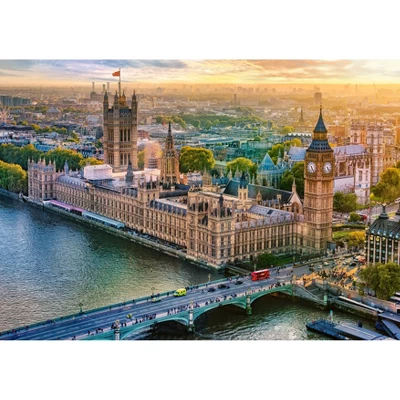 Trefl Cityscape: Palace Of Westminster London England Jigsaw Puzzle - 1000pc 4 Trefl Cityscape: Palace Of Westminster London England Jigsaw Puzzle - 1000pc - Image 2