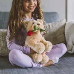 Bearington Collection Remington Stuffed Animal Teddy Bear Holding A Rose, 9.5" -Toy Store GUEST b26086cb 49be 4007 a2de 3a7f8d58bdcd