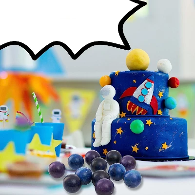 Neliblu 2.5" Space Theme Stress Balls For Kids And Adults, 12-Pack 4 Neliblu 2.5" Space Theme Stress Balls For Kids And Adults, 12-Pack - Image 2