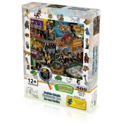 Wuundentoy Premium Edition: Backwards Zoo Jigsaw Puzzle - 500pc -Toy Store GUEST b49c1899 48c6 42aa b1e8 583fc3e25a7a