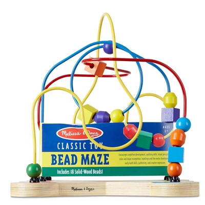 Melissa & Doug Classic Bead Maze - Wooden Educational Toy 4 Melissa & Doug Classic Bead Maze - Wooden Educational Toy - Image 2