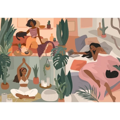 Trefl Yoga Cats & Coffee: Hello Morning Jigsaw Puzzle - 1000pc 4 Trefl Yoga Cats & Coffee: Hello Morning Jigsaw Puzzle - 1000pc - Image 2